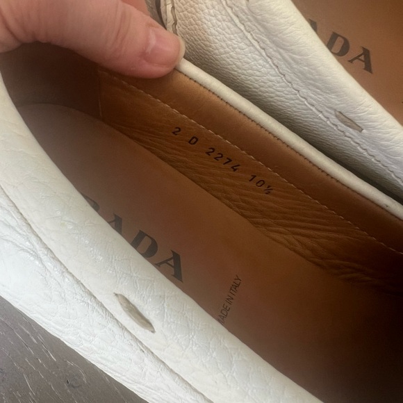 White leather summer loafers - Picture 8 of 8